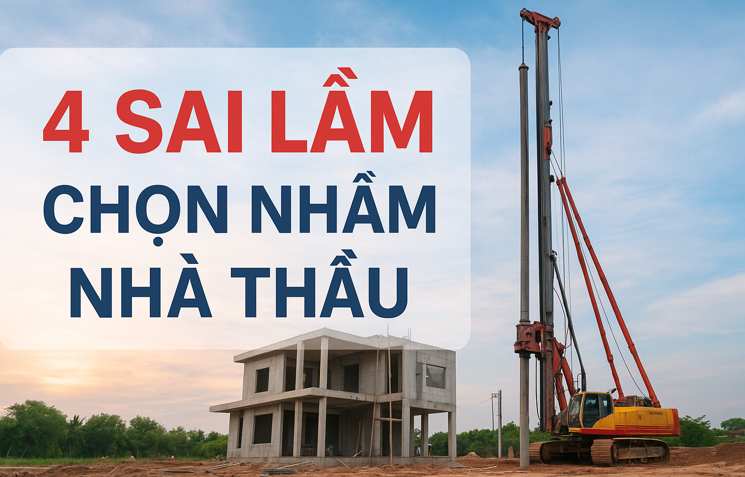 💸 4 SAI LẦM PHỔ BIẾN KHI LỰA CHỌN NHÀ THẦU KHIẾN CHI PHÍ XÂY NHÀ ĐỘI LÊN GẤP RƯỠI – ĐỌC NGAY ĐỂ TRÁNH MẤT TIỀN OAN!